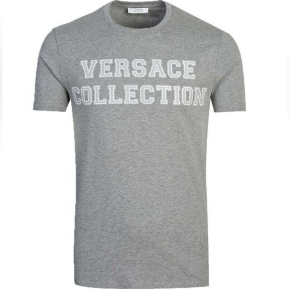 Versace Collection Girocollo Grigio T-Shirt Grey